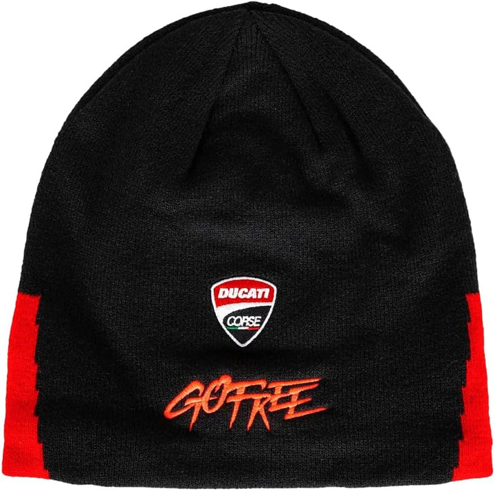 Pecco Herren Ducati Bagnaia Mid Visor Cap Einheitsgrösse Schwarz, Einheitsgrösse Schwarz