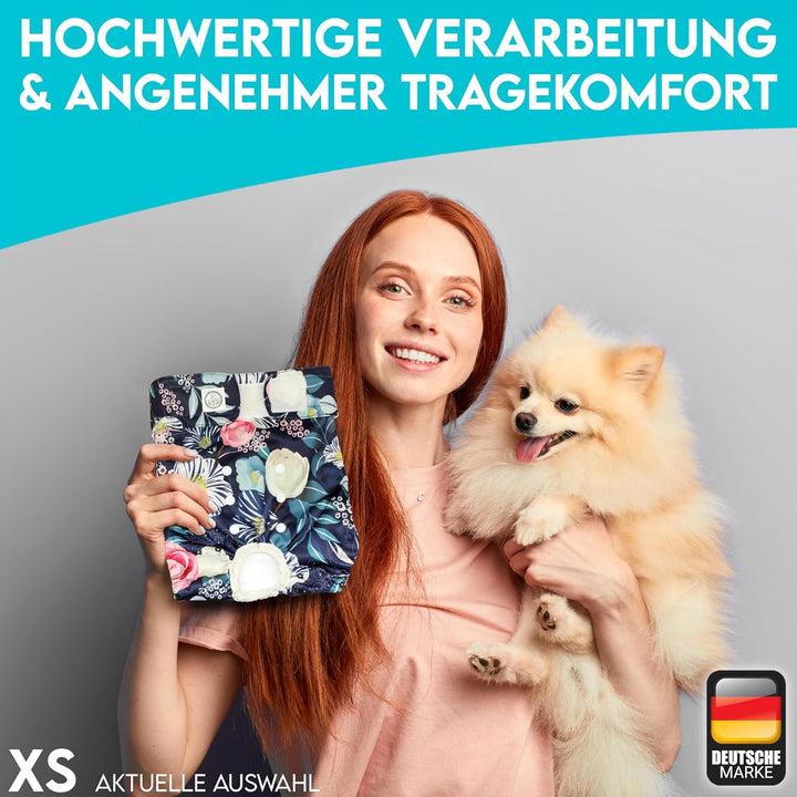 HUND IST KÖNIG Hundewindeln für Hündinnen (3 Stück) - Hochabsorbierende Läufigkeitshose für Hündinne
