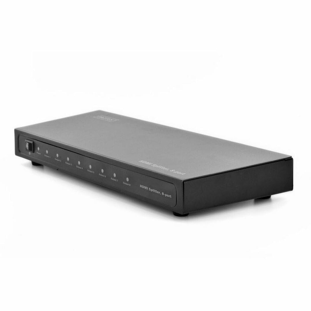 DIGITUS Professional DS-43302 - 8-Port HDMI Splitter, 1x8 - Full HD 1080p - HDCP 1.2 - LPCM, DTS Dig