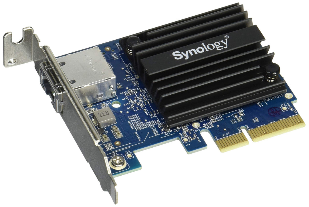 Synology Ethernet-Adapter, 10 GB, 1 RJ45 Port (E10G18-T1) RJ-45; 1 port E10G18-T1, RJ-45; 1 port E10