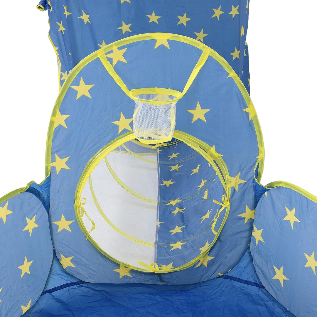 Krabbeltunnel, Spielzelt mit Tunnel, 3 in 1 Kinder Spielzelt Tunnel, Babyzelt mit Tunnel, Bällebad,