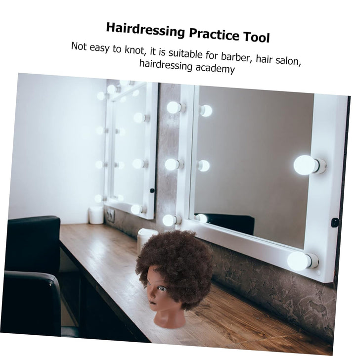 Ipetboom Kurze Haare Perücken 1Stk Kunstkopfmodell aus echtem Haar Kurze haar mannequin kopf Kosmeti