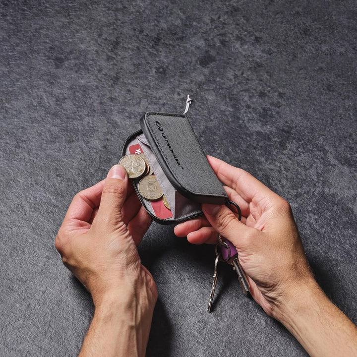 Lifeventure Münzgeldbörse mit RFID-Schutz, aus umweltfreundlichem, recyceltem Material hergestellt,