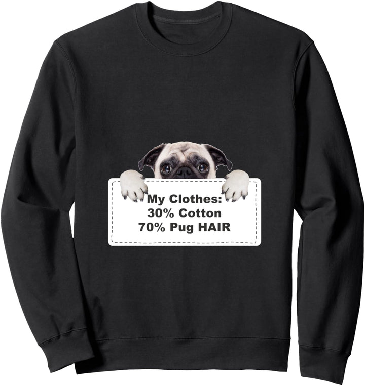 Funny Shedding Dog Pug Sweatshirt