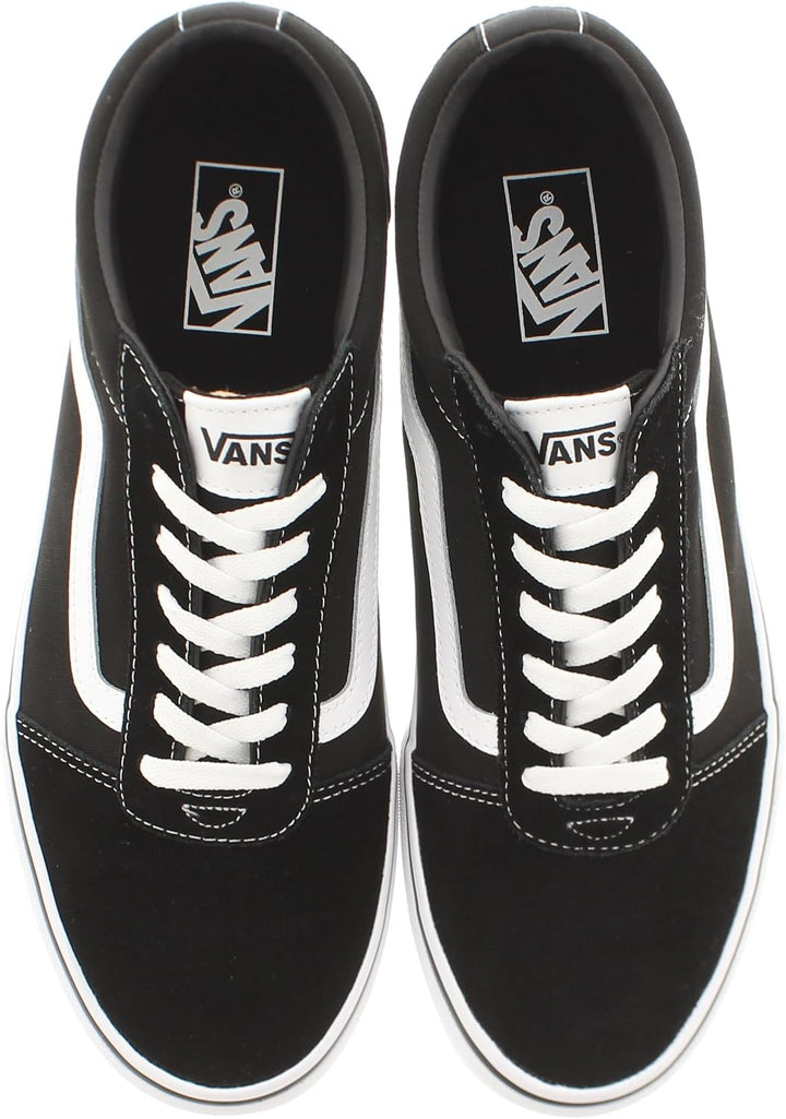 Vans Ward Herrenschuhe Schnürschuhe Rot Freizeit 40.5 EU Black And White, 40.5 EU Black And White
