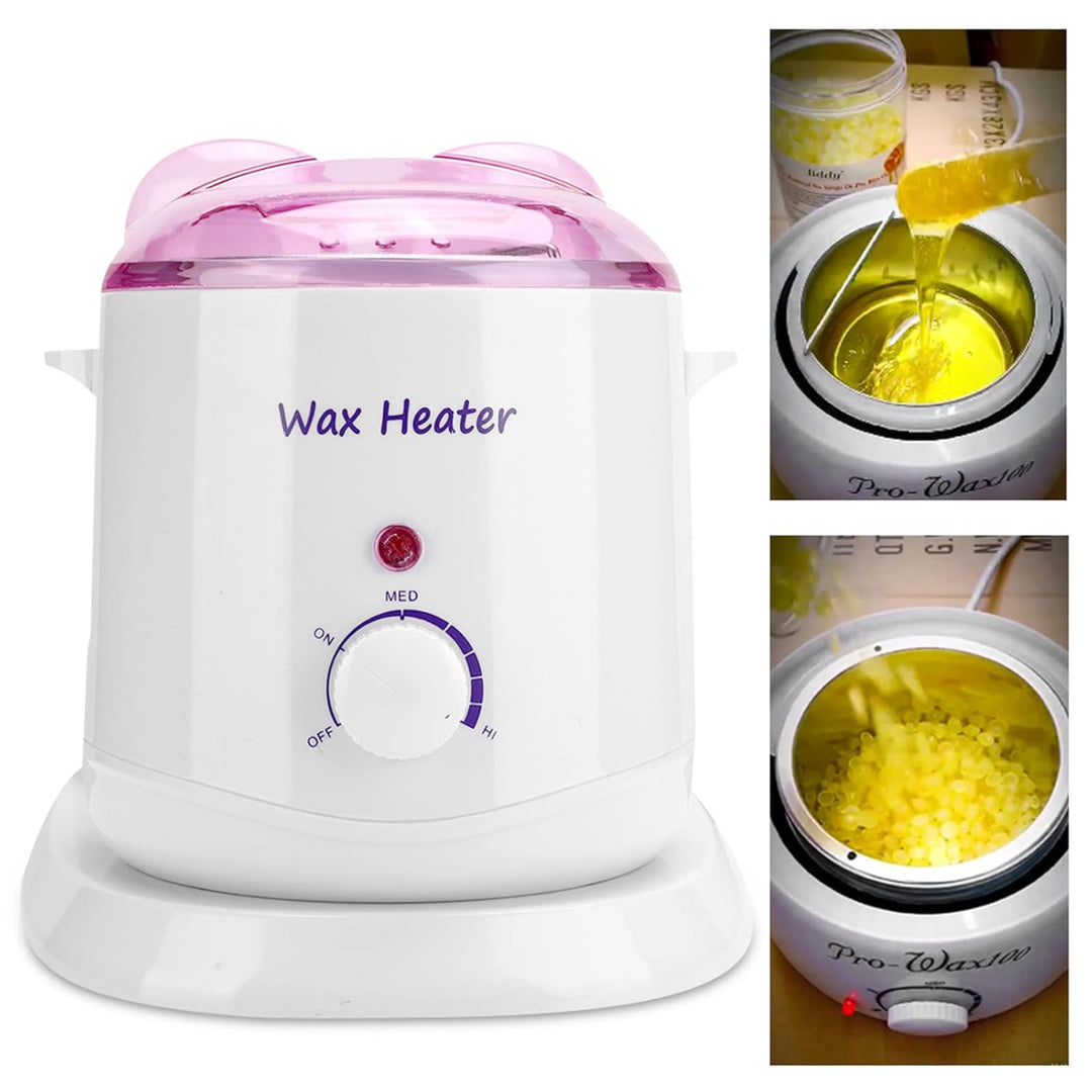 Waxing Kit Electric Hot Wax Warmer Machine Einstellbare Wax Heater Warmer Schmerzlose Haarentfernung