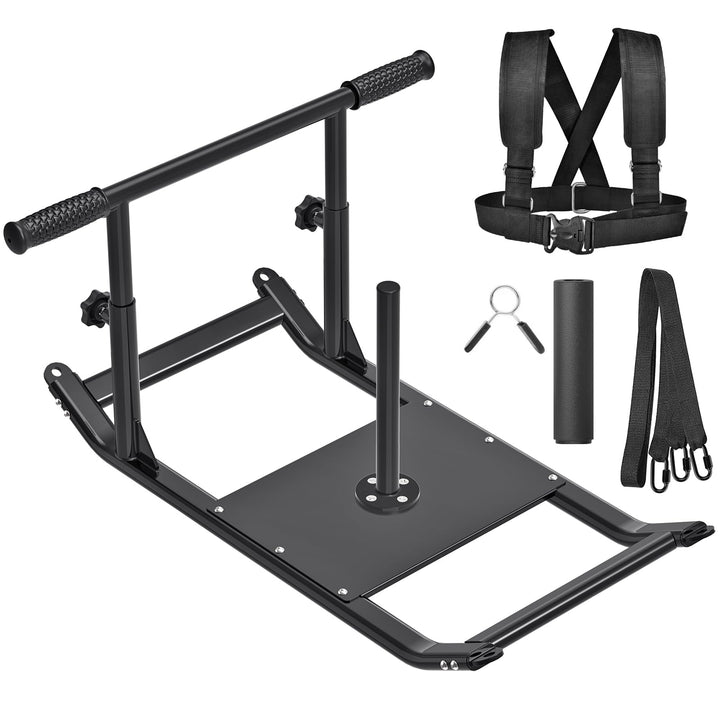 'Kipika Weight Sleds for Training, Push-Pull Football Sled, Adjustable Height Handle, Heavy Duty Ste