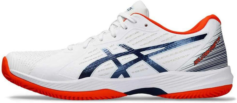 ASICS Herren Solution Swift Ff Clay Sneaker 42 EU White Blue Expanse, 42 EU White Blue Expanse