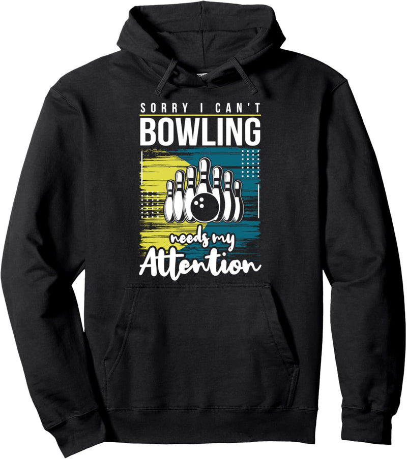 Rather Bowling - Witzige Bowlingspieler Fans Sprüche Verein Pullover Hoodie