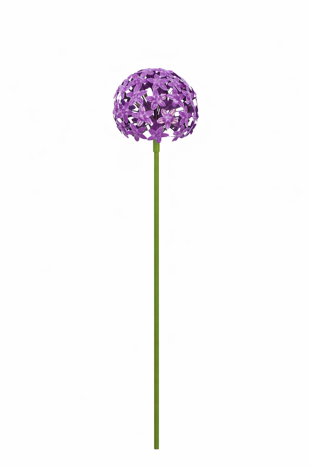 Allium Stick ArtFerro Purple – Metall-Gartenstecker lila, 16,2 × 16,2 × 111,2 cm – Wetterfeste Garte