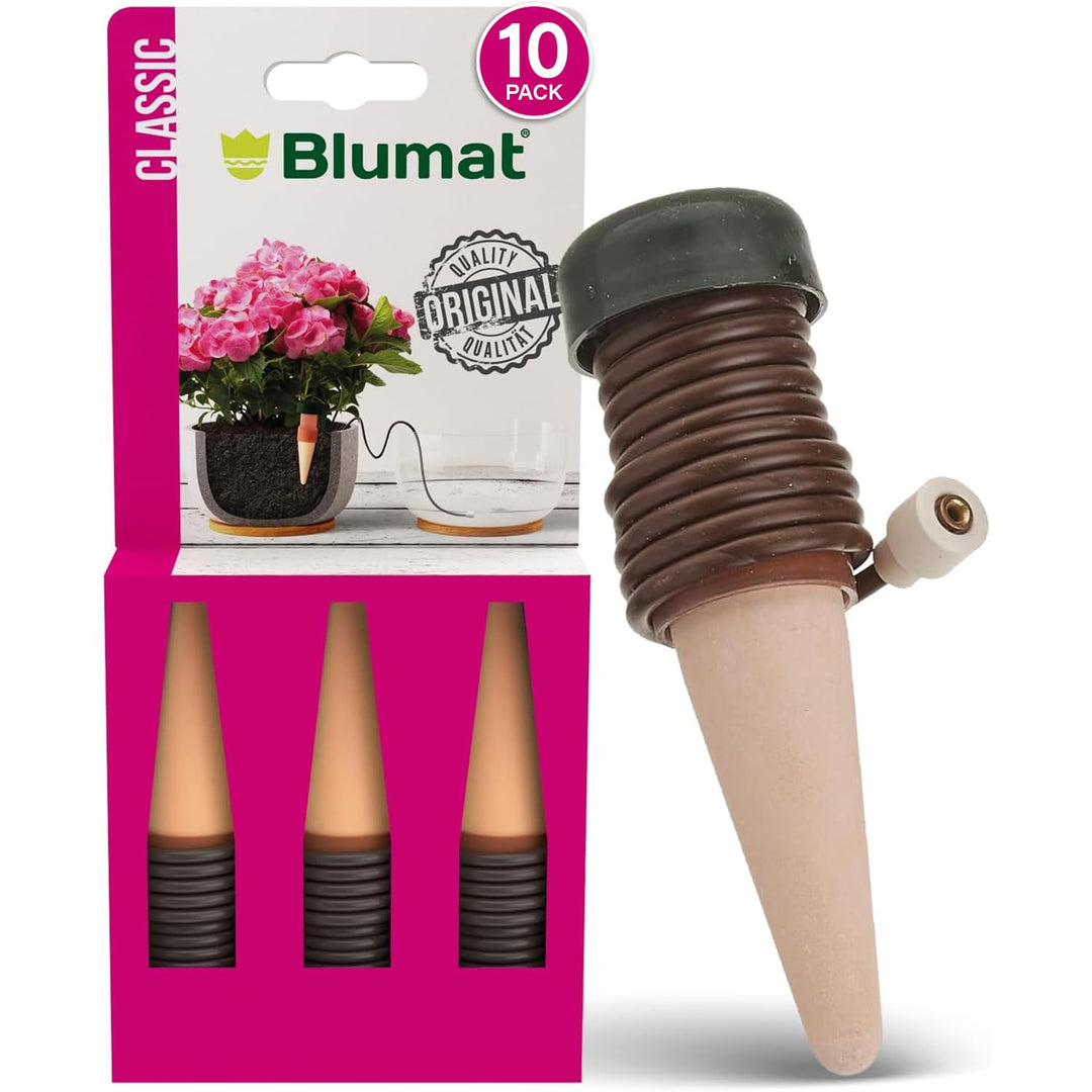 Blumat 125-00 Bewässerung für Pflanzen, Pflanzenbewässerung Wasserspender (10 Stück), 10