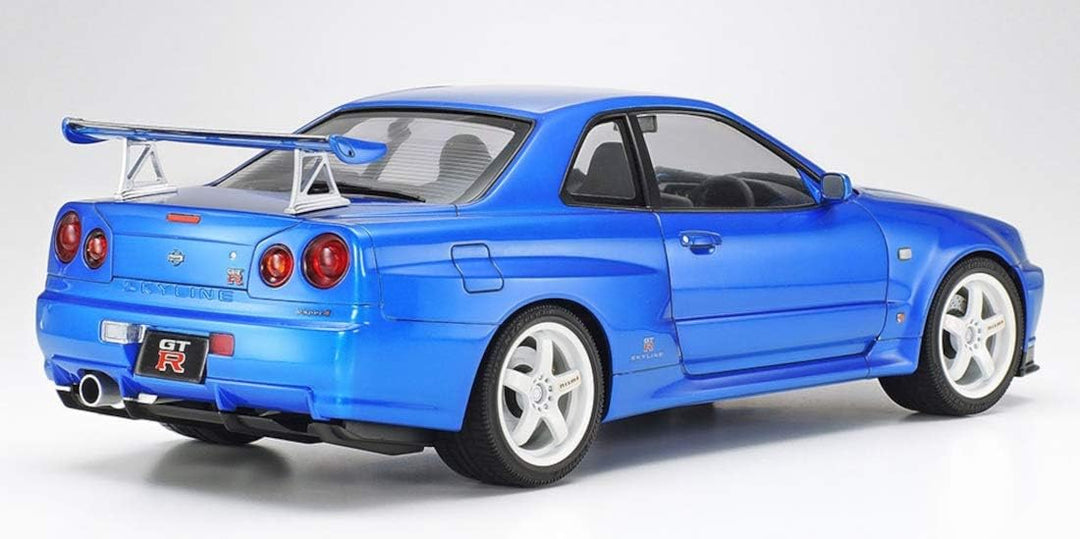 Tamiya 24258 1:24 Nissan Skyline GT-R R34 V-Spec II - Modellbau, Plastik Bausatz, Hobby, Basteln, Kl