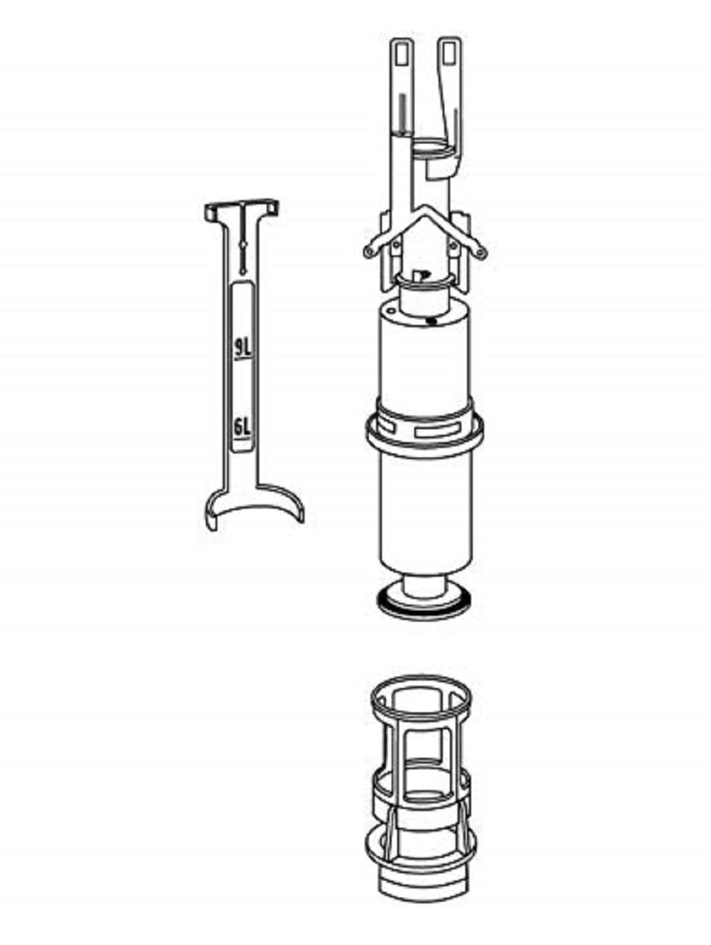 MEPA Ablaufventil-Set UPSK SCA12 - E11 - E21 - E31 - 590738