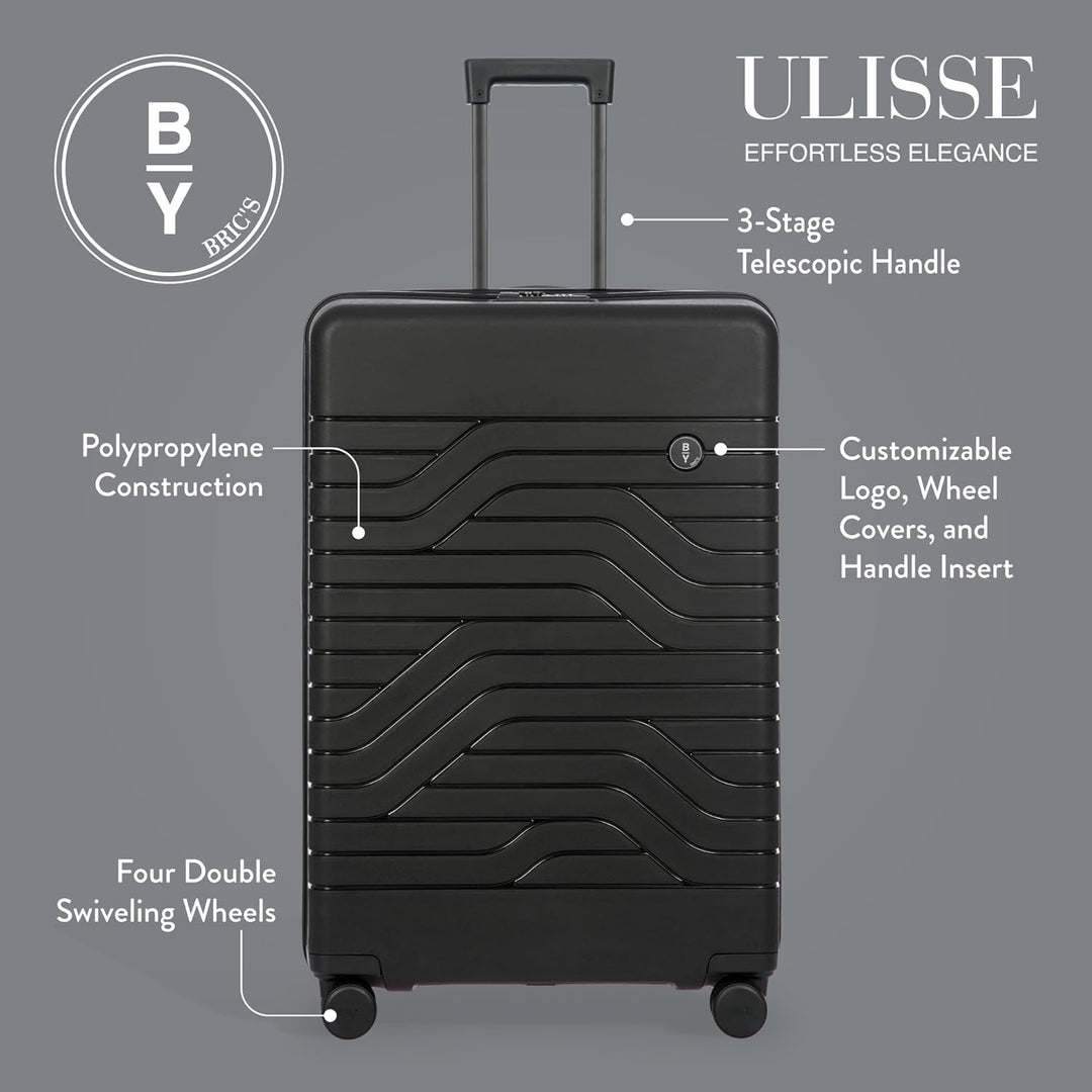 BRIC'S - Trolley Exp.55cm Gross (70-79 cm) Schwarz, Groß (70-79 cm) Schwarz