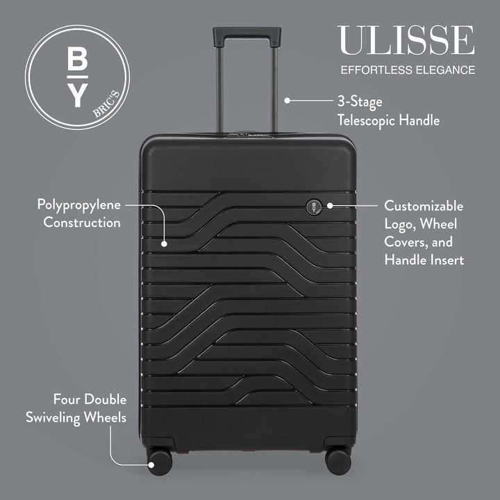BRIC'S - Trolley Exp.55cm Gross (70-79 cm) Schwarz, Groß (70-79 cm) Schwarz