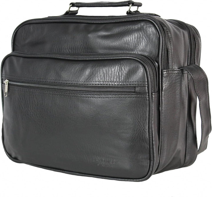 Echt Leder Herren Arbeitstasche Umhängetasche Herrentasche Schultertasche Messenger Flugbegleiter in
