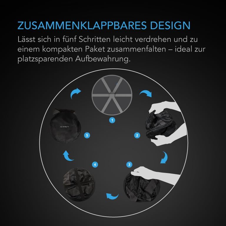 AC Infinity Kräuter-Trockengestell, 4-lagiges Hängenetz für Pflanzen, Samen und Knospen, 61 cm Durch