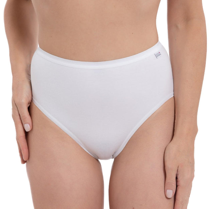 Speidel 5er Pack Hüftslip Schlüpfer Unterhose Damen in weiss & schwarz Grössen 38-46 42 Weiss, 42 We