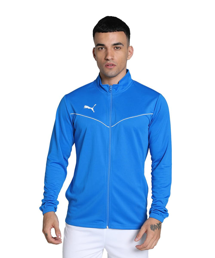 PUMA Teamrise Training Poly Jacket Jr Sweatshirt 164 Electric Blue Lemonade, 164 Electric Blue Lemon