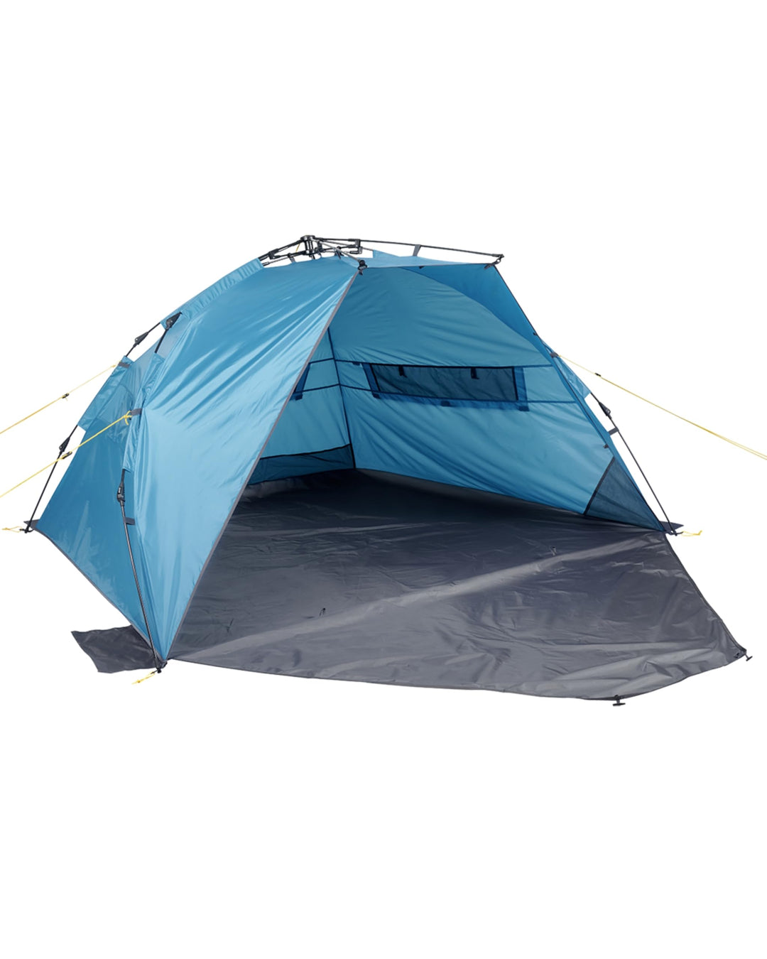 Uquip Strandmuschel Speedy XL Petrol I 170 x 115 x 230 cm I UPF 50+ Strandzelt zum Schutz vor Sonne,