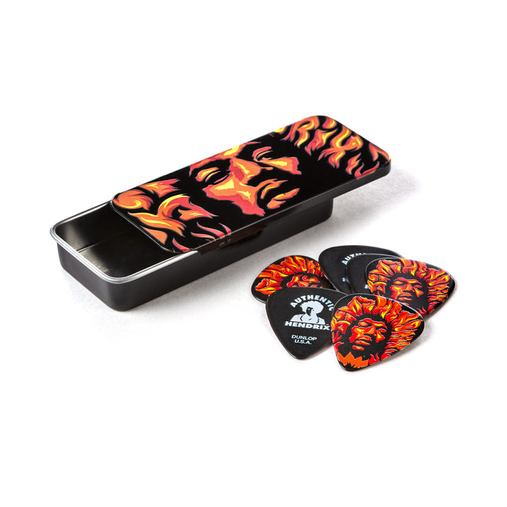 Médiators Jim Dunlop Heavy ADU JHPT14H Boite de 6 Fire