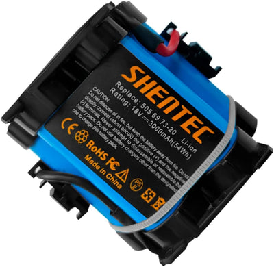 2X Shentec 18V 3000mAh Akku Lithium Akku Kompatibel mit Gardena Mähroboter R80Li R75Li R70Li R50Li R