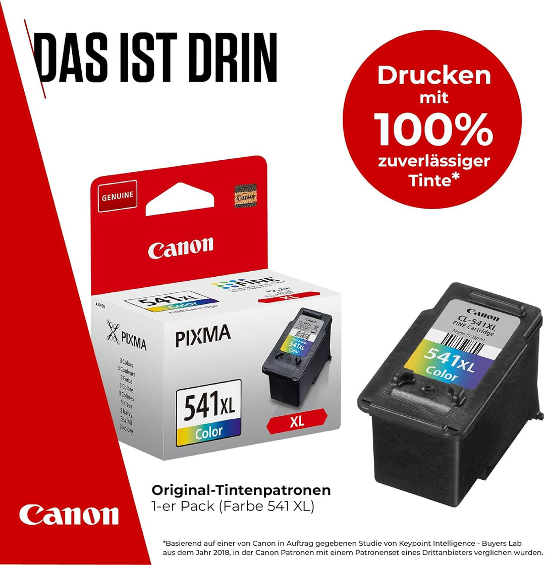 Canon Originaltinte CL-541, Grösse Standard, Farbe, Recyclebare Verpackung, Recyclebare Verpackung