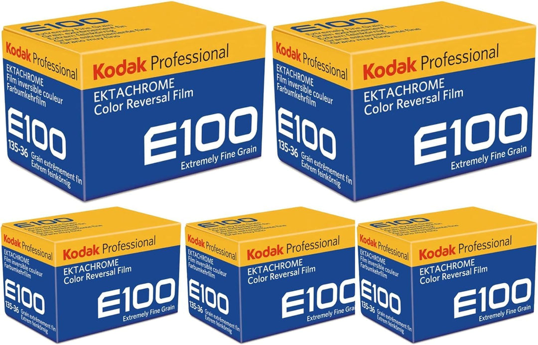 Kodak Professional Ektachrome E100 Farbfilm, 35 mm, 36 Belichtungen, 5 Stück