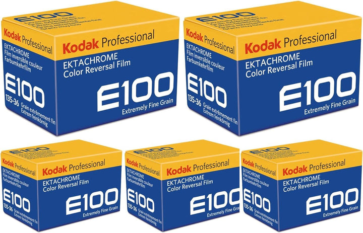 Kodak Professional Ektachrome E100 Farbfilm, 35 mm, 36 Belichtungen, 5 Stück