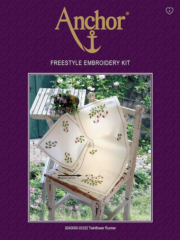 Anchor Essential Kits Freestyle Farbe:Xmas Tulips Runner, Xmas Tulips Runner
