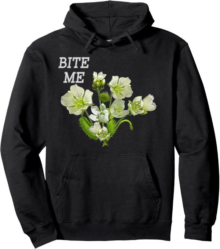 Coole Fleischfressende Planze Bite Me Halloween Kostüm Pullover Hoodie