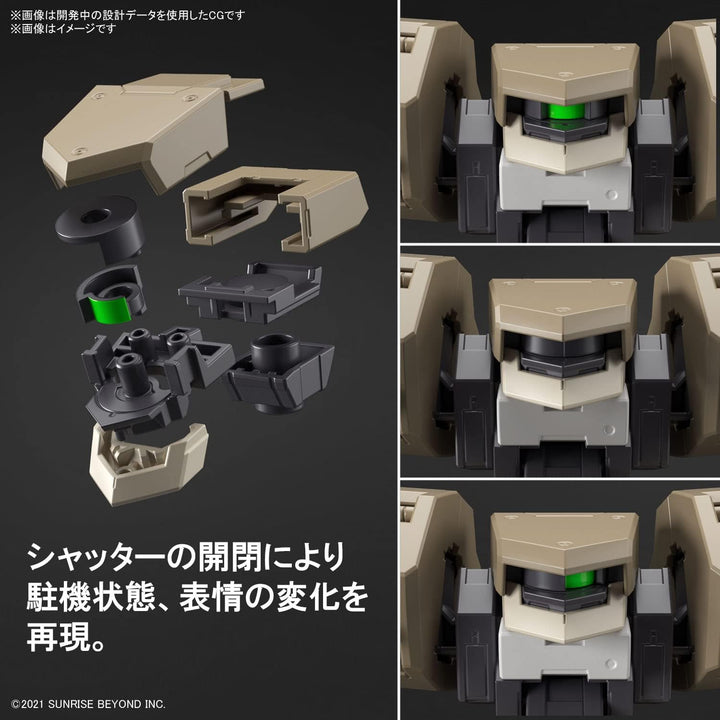 Bandai Model Kit Gundam - HG 1/72 Jo Hound - Modellbausatz, Schwarz