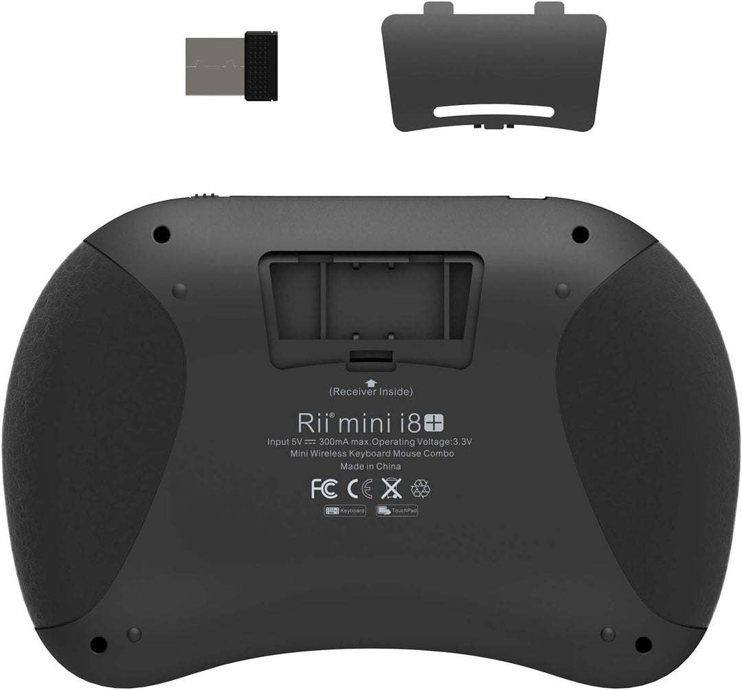 Rii Mini i8+ Wireless (Spanisch QWERTY) - Mini Tastatur mit Touchpad