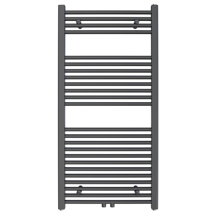 Aquabad Badheizkörper Virgo | Grösse: 60 x 120 cm | Heizleistung 495 Watt | Farbe: Anthrazit | Mitte