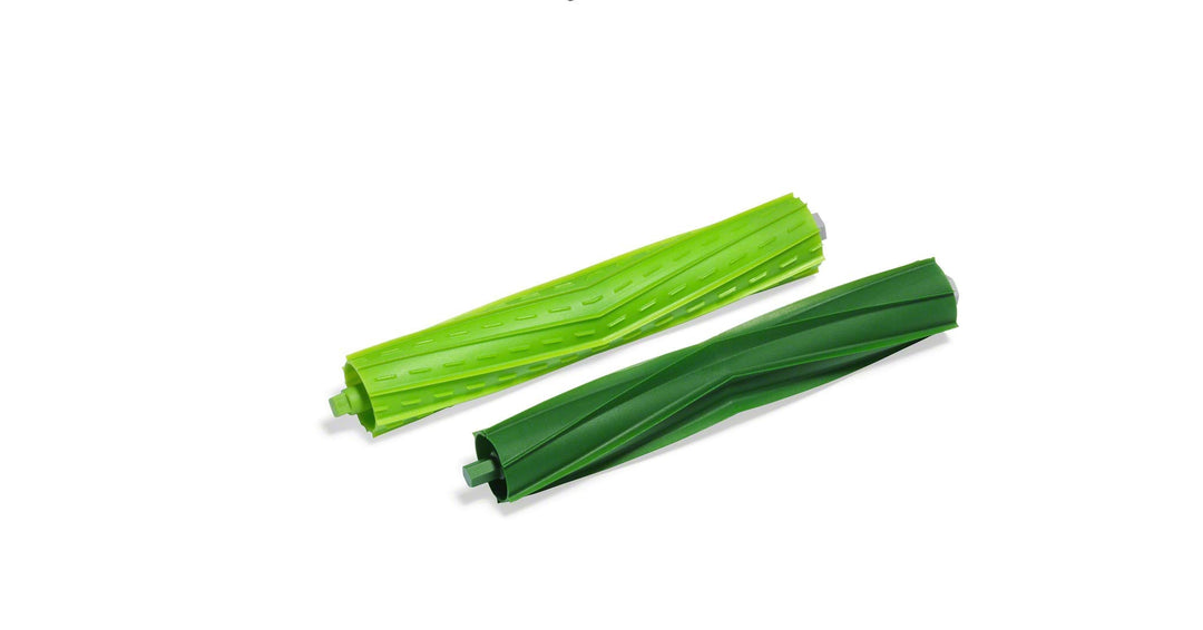 iRobot Originalteile Nachfüllsatz (1 Stück) mit 2 Ersatz-Gummibürsten für alle Böden, 1-mal hellgrün