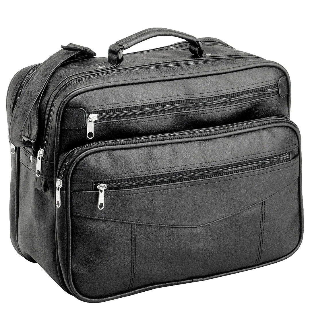 D&N Business Line Umhängetasche, 37 cm, 17 Liter, Schwarz