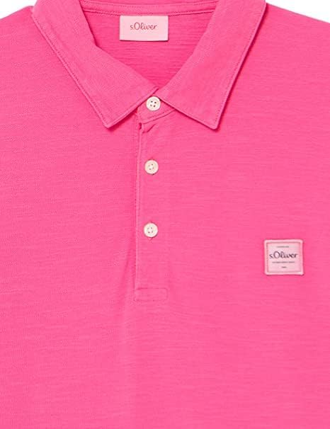 s.Oliver Men's Poloshirt, Kurzarm, PINK, S