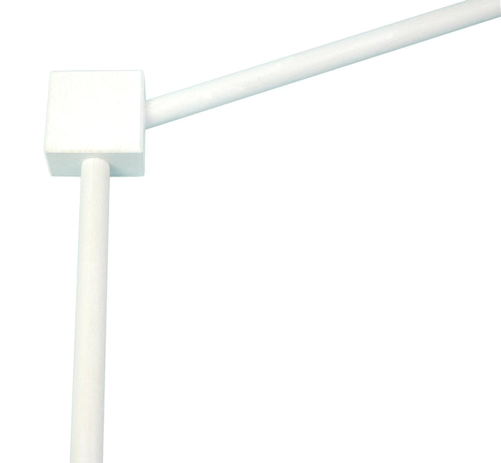 Niermann Standby 3498 Mobilehalter, XL, weiss, Halterung Holz für Babybett, Kinderbett, Kinderzimmer