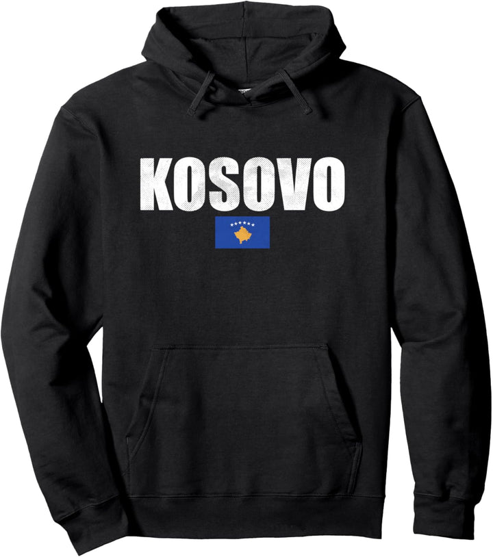 Kosovo Kosovarische Flagge Stolzer Kosovare Pullover Hoodie