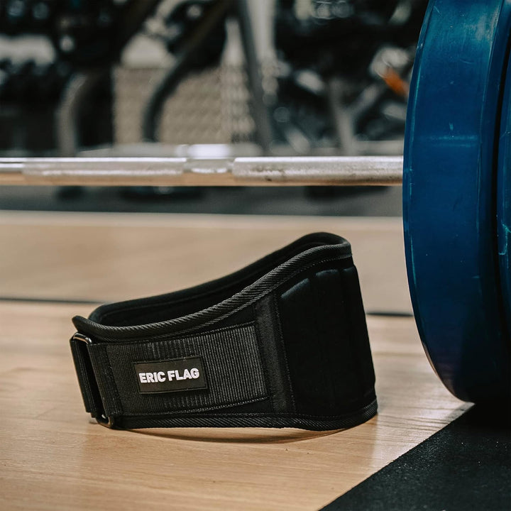 Eric Flag - Krafttraining, Gewichtheben, Powerlifting - Lendengurt aus hochwertigem Nylon - Bauchgur