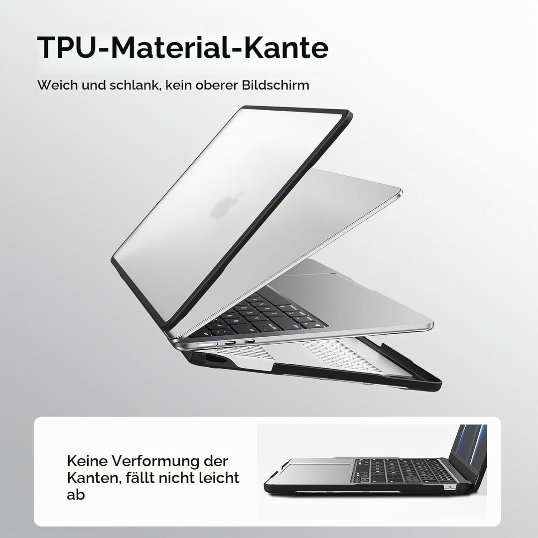 BlueSwan Hülle Kompatibel mit MacBook Air 13,6 Zoll M5 M4 M3 M2 2026 2025-2022 A3449 A3240 A3113 A26