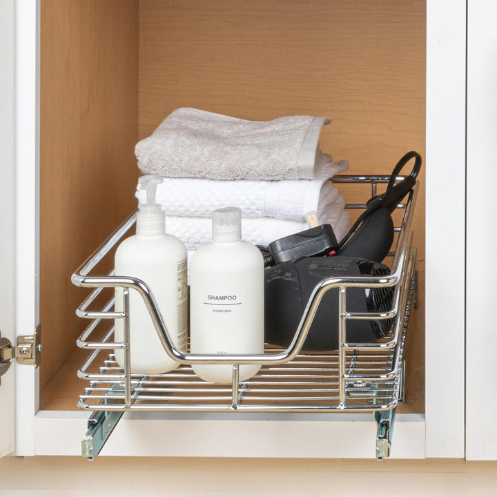 Household Essentials Glidez C1217-1 Schubladen-Organizer, ausziehbar, Chrom, 29 cm breit 11.5 in (Wi