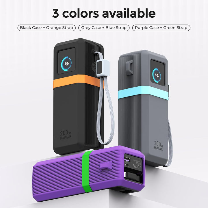 Silikon-Schutzhülle für UGREEN Nexode Pro Power Bank 25000mAh 200W Max Schnellladen, Powerbank Hülle
