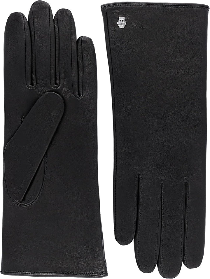 Roeckl Damen Handschuhe Classic, Einfarbig 6 Schwarz (Black 000), 6 Schwarz (Black 000)
