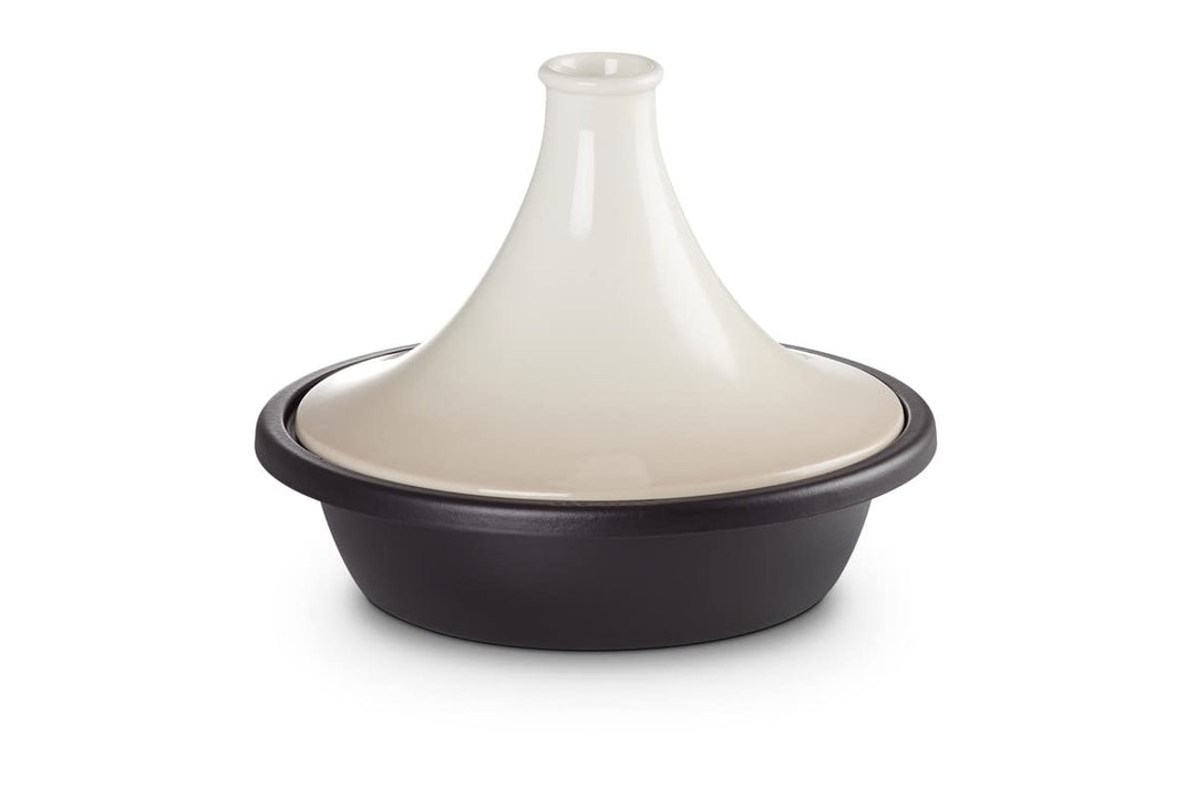 Le Creuset Gusseisen-Tagine, Rund, Ø 31 cm, Für alle Herdarten, Induktion und Backofen geeignet, Mer