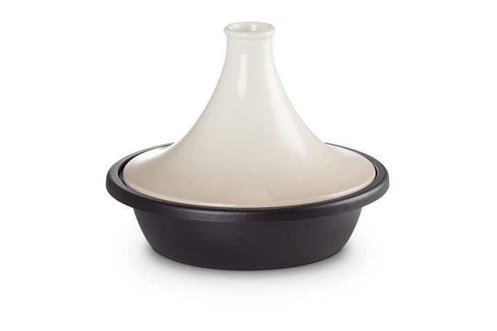 Le Creuset Gusseisen-Tagine, Rund, Ø 31 cm, Für alle Herdarten, Induktion und Backofen geeignet, Mer