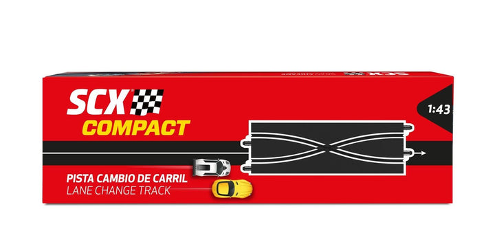 Scalextric – Zubehör und Erweiterungen Rennstrecken Compact Massstab 1:43 (Track Railwechsel x2) 2 x