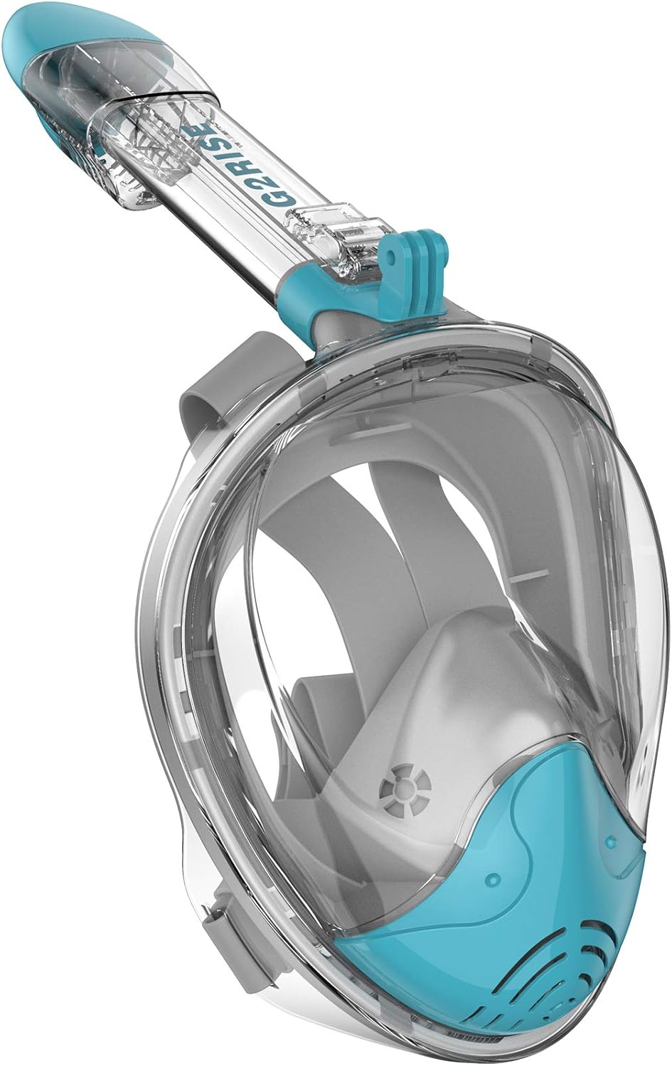 G2RISE® Schnorchelmaske, Tauchmaske, Faltbare CO2-sichere Schnorchel Vollmaske mit Kameraposition fü