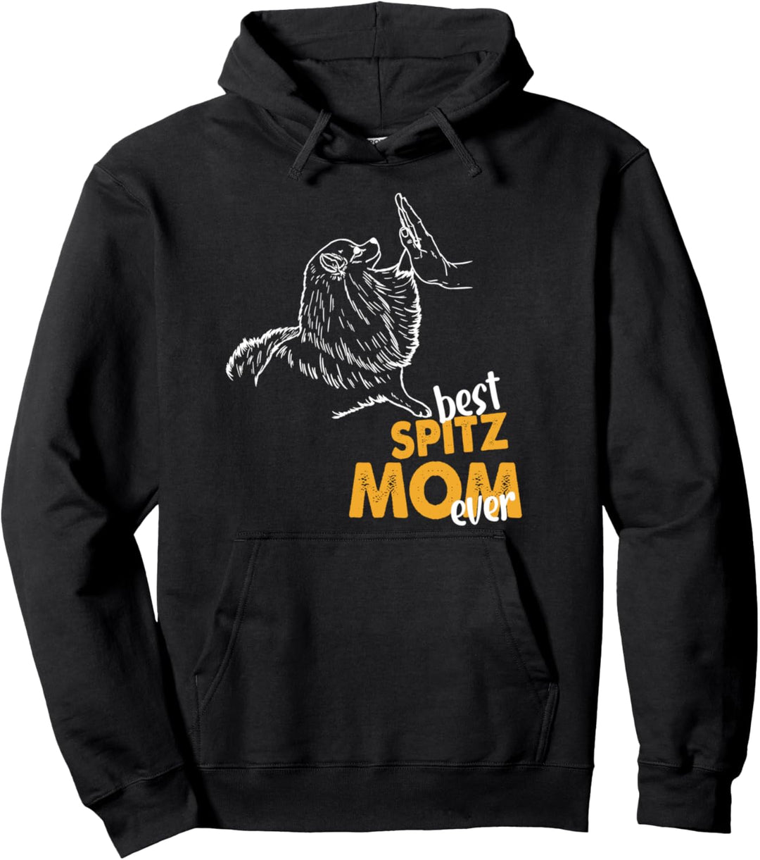 Best Spitz Mom Ever Deutscher Spitz Hundebesitzer Deutscher Spitz Pullover Hoodie