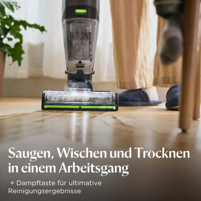 BISSELL CrossWave® HydroSteam™ PET | Nass und Trocken | Mehrzweckreiniger | Saugt, wischt & trocknet